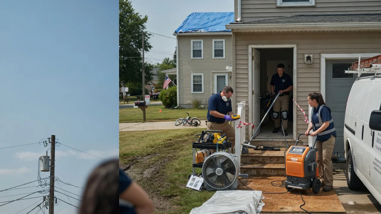 Water Damage Repair in Kingsbury, IN near me